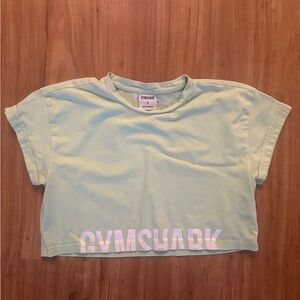 Gymshark Light Green Crop Top